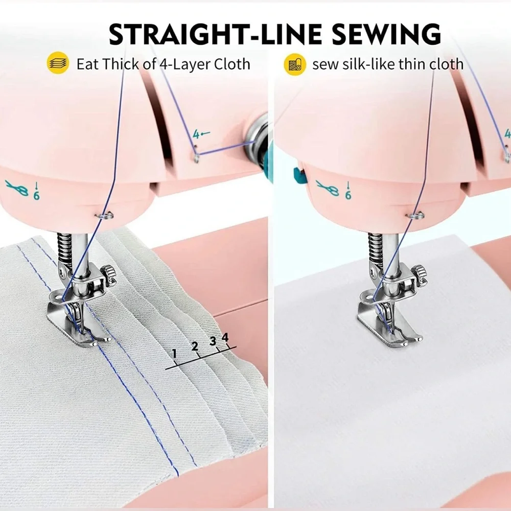 Magicfly Pink Mini Sewing Machine - Picture 6 of 9